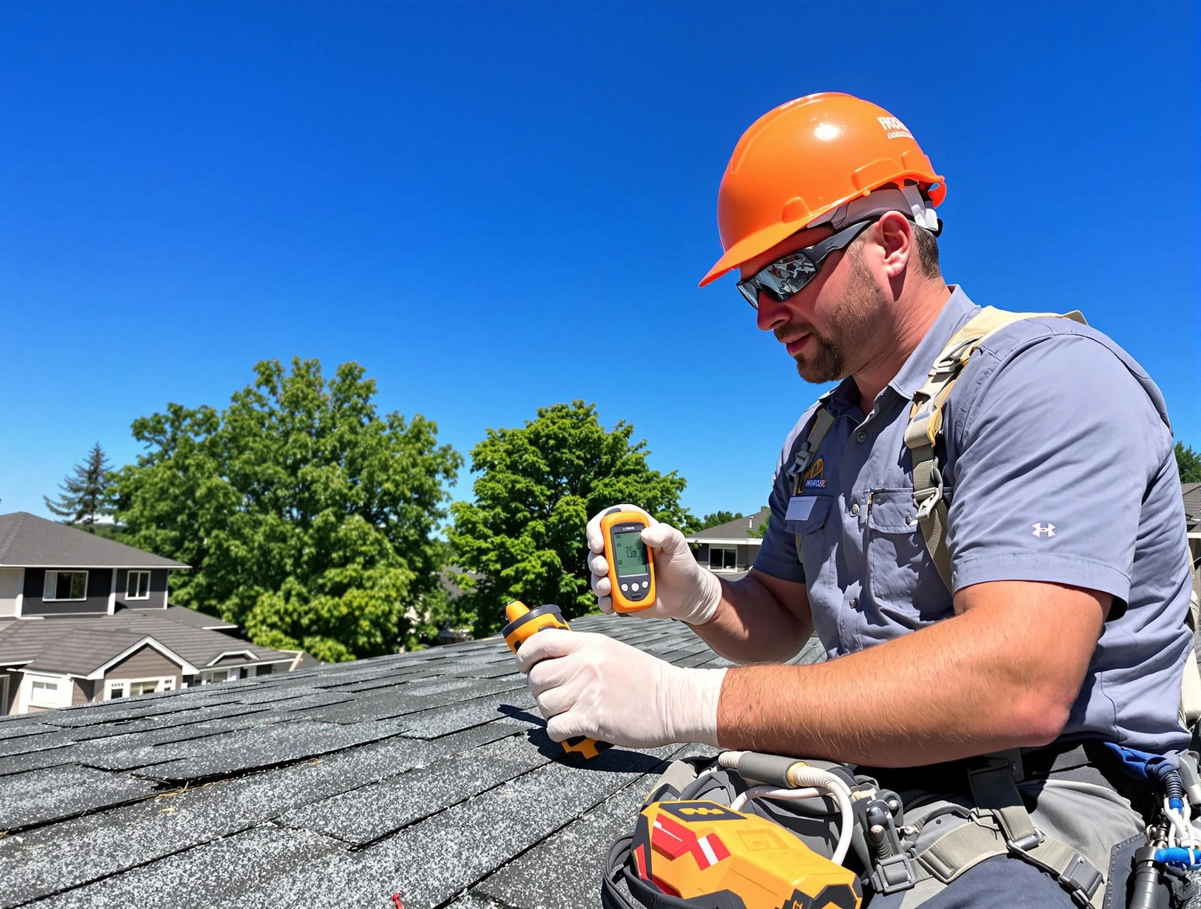 East Cleveland Roofing Company conducting a roof inspection in East Cleveland, OH