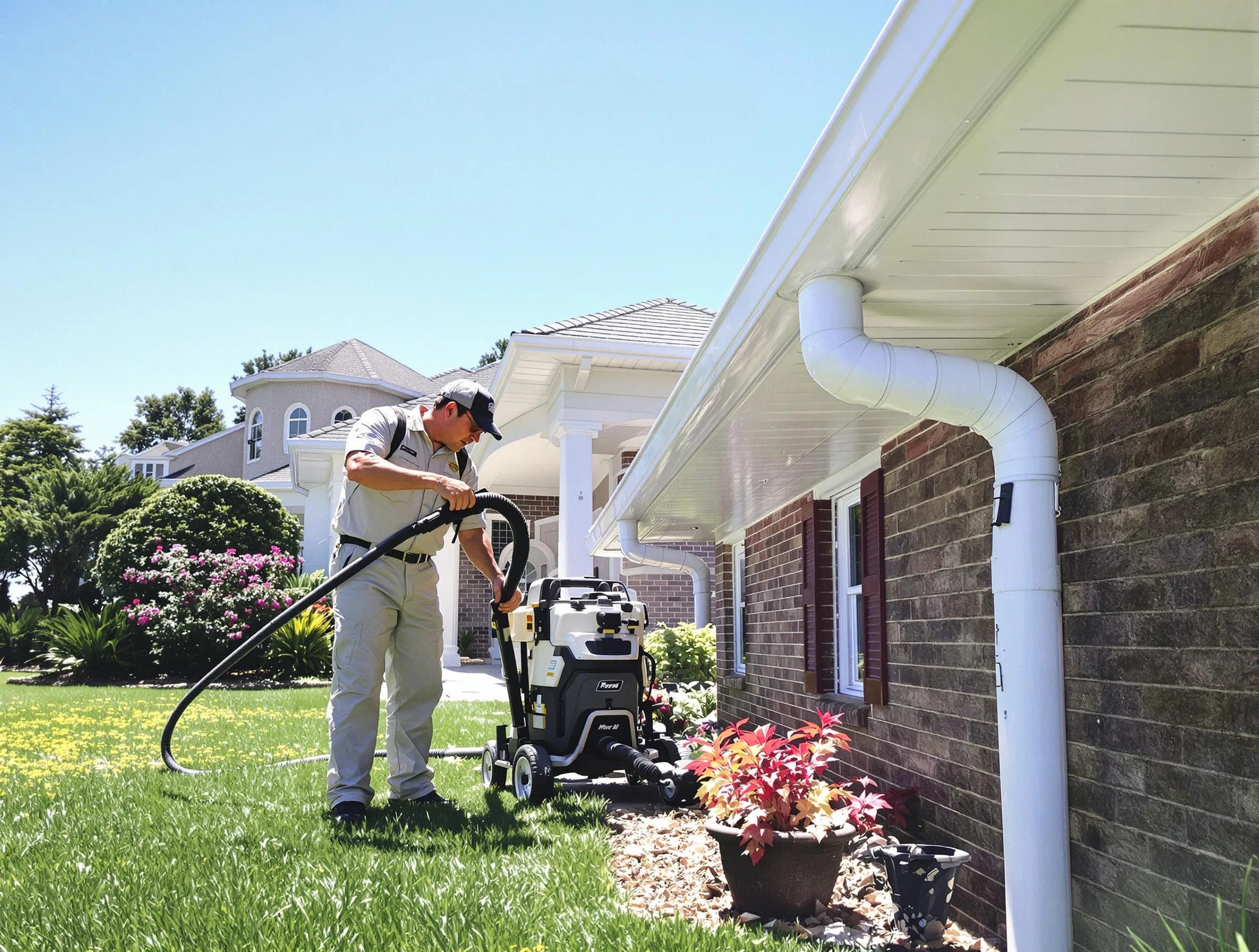 Downspout Cleaning in East Cleveland